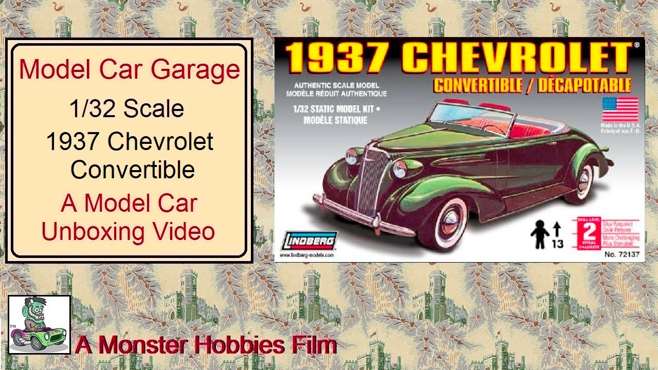 Model Car Garage - Lindberg 1937 Chevrolet Cabriolet 1/32 Scale