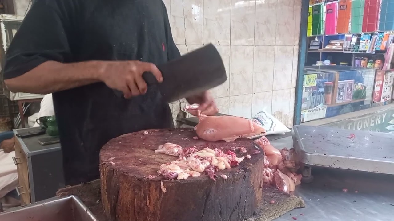 Wah wah Chicken Cutting epic Cutting