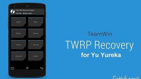 How to install TWRP Recovery in Yu Yureka