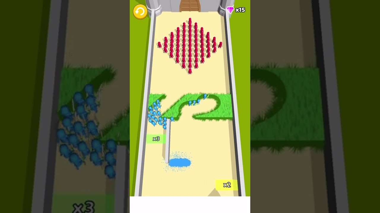 crowd pusher Walkthrough Mobile Gameplay iOS,Android Game New Update Max Level