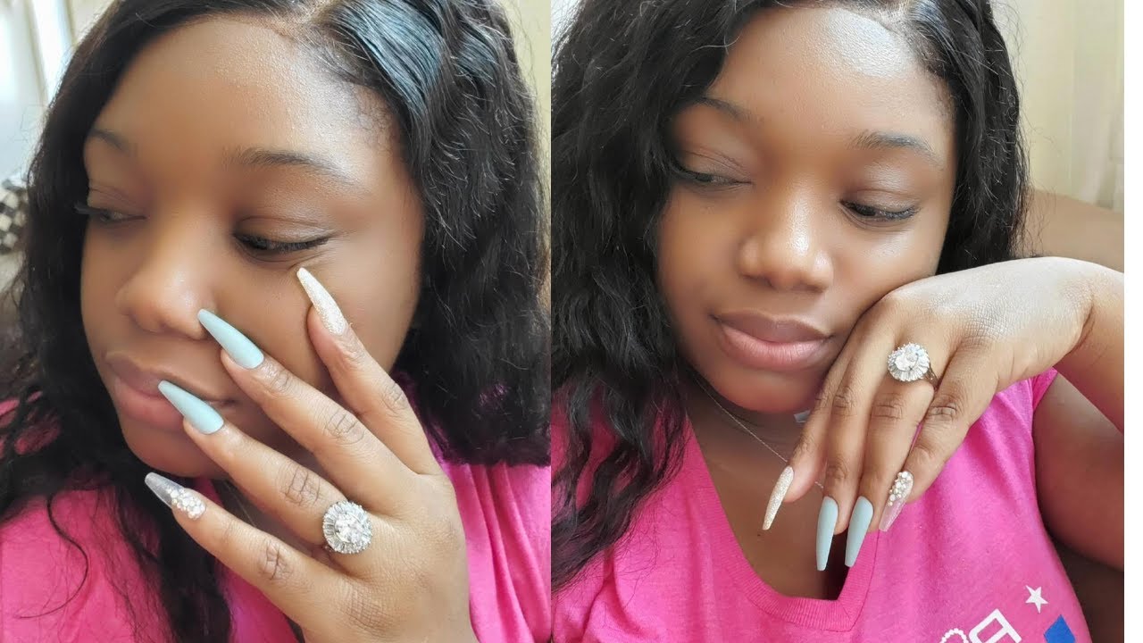 NEW XL KISS PRESS ON NAILS 10 slay in 10 mins 🔥🔥🔥 YouTube