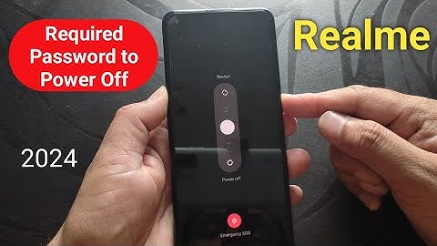 password required to power off in realme mobile | mobile ke power button mein password kaise lagaye