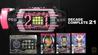 DX Kamen Rider Decade : DX K-TOUCH 21 \u0026 Rider Cards Set (Unboxing) Decade Complete 21