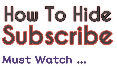 How To Hide Subscriber On YouTube 2020 | subscriber hide kaise kare?