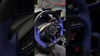 Mazda 3 Customized Steering Wheel With Rpm Led Installation