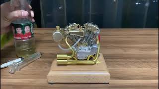 Knucklehead V-twin Engine Replica R29 - EngineDIY