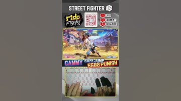 CAMMY STREET FIGHTER 6 SAFE JUMP PUNISH #streetfighter6 #fgc #gameplay #cammy #setups #fgcbrasil