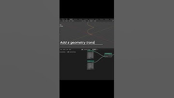 Modelling with Geometry nodes (Make Springs)0711