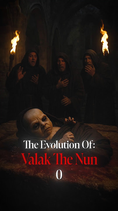 Evolution of Valak the nun#valak #thenun #nun #horrortok #halloween