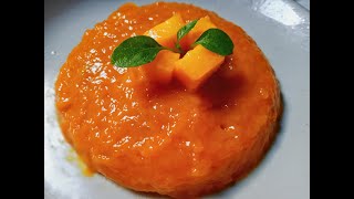 Mango Pudding //  Easy Mango Dessert