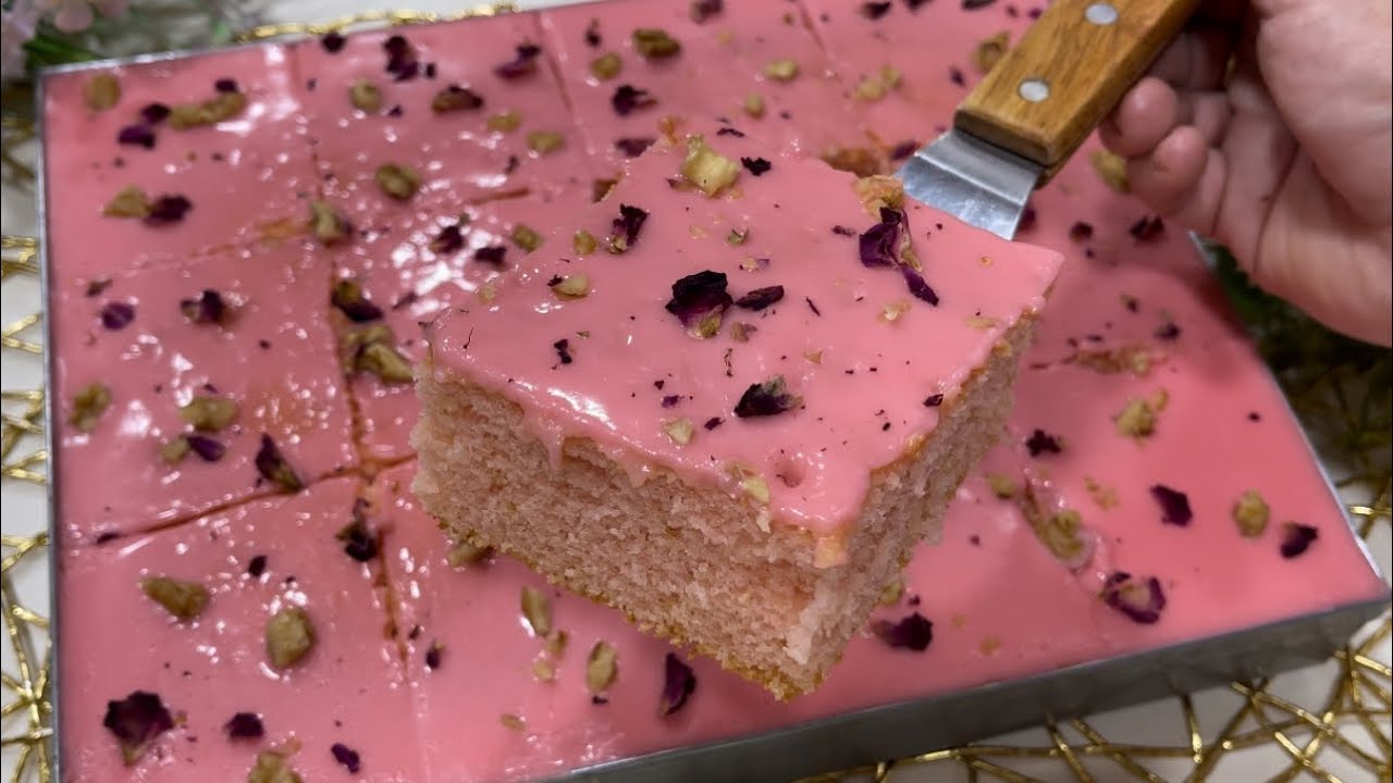 كيكة بكريمة الفلون بمذاق رهيييب تقول عليها باتيسري لدخول المدرسي اوتعتامديه كمشروع مربح 👍