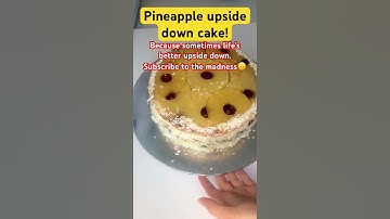 Pineapple upside down cake #retro #vintage #music #bakery #satisfying #trending #food #recipe #sweet
