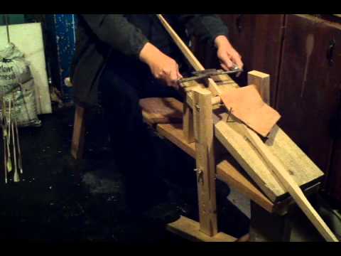 Archery Homemade Draw Knife Bench - YouTube