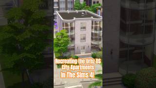 I recreated the Urbz DS City Apartments in The Sims 4! #Urbz #urbzds #urbzsimsinthecity #thesims4