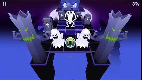 Rolling Sky (Unity Version) Halloween 100% 8/20 gems