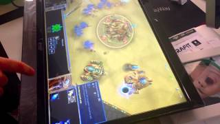 Starcraft 2 on touch display