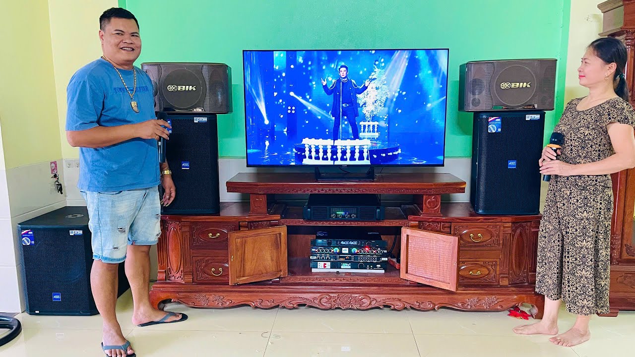 "Lắp Luôn Cho Anh Hát Tết" Giao Dàn Karaoke Mỹ ETC 31tr7 ở Kim Bảng, Hà Nam cho gia đình Anh Triều