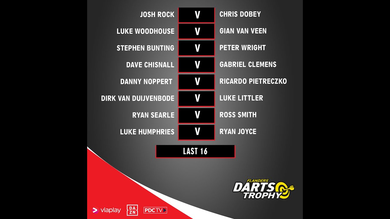 PDC Flanders Darts Trophy 2024 Round 3 Dirk van Duijvenbode v Luke Littler 2024 09 08 HUN