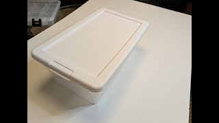 Sterilite 12-Pack 6 Quart Storage Boxes, Stackable Clear Plastic Bins with Snap-On Lids –