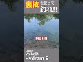 これがハイドラムを使った裏技だ‼#shorts #釣り #fishing #エリアトラウト #trout #管理釣り場