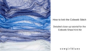Detailed close-up of the Cobweb Stitch