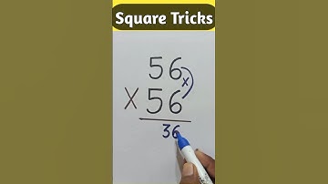 Math Tricks to Square 2-Digit Numbers Instantly! 🔢 #Shorts #Maths