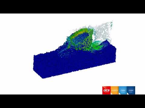 Grab dredging: unresolved CFD-DEM with immersed boundary treatment of the geometry