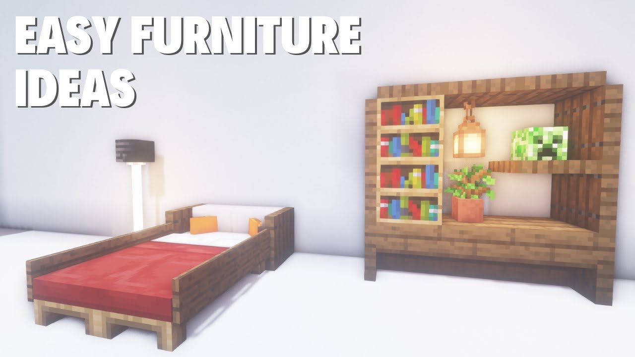 Minecraft How To Make A Furniture Youtube