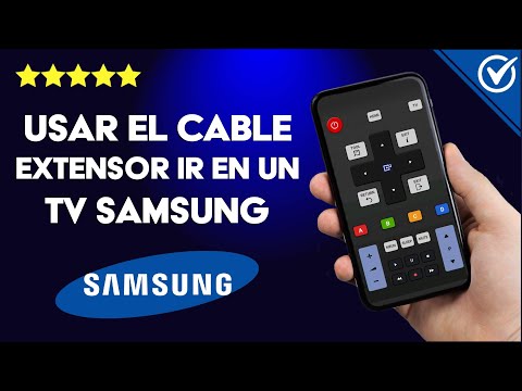 ¿Cómo usar el cable extensor IR en un televisor SAMSUNG? - Guía de configuración