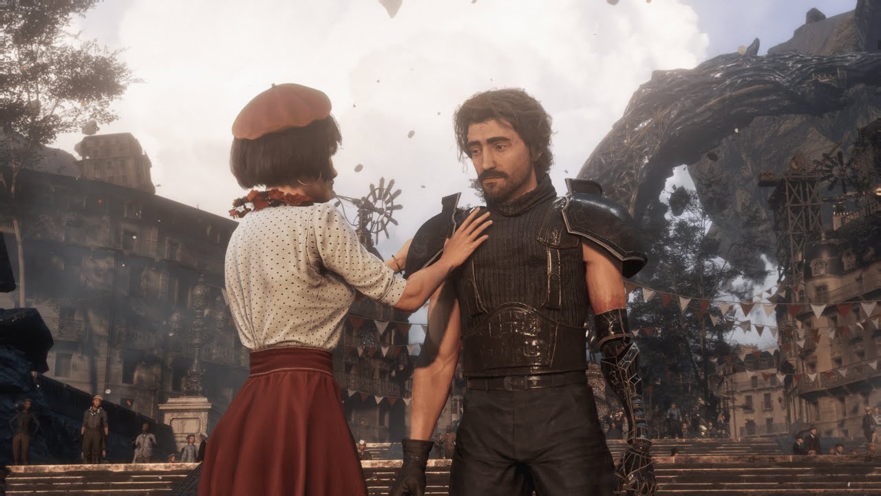 Clair Obscur: Expedition 33, Sophie gives Gustave a SOLDIER Uniform from FF7!