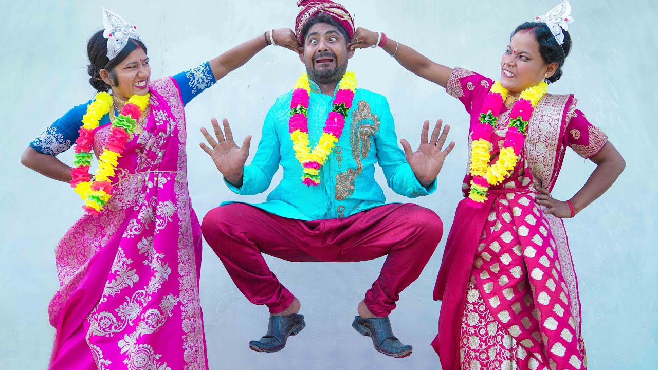 Must Watch Top New 2 Wife Comedy Video, Must Watch Viral 2 Wife Funny Video 2026 Ep-433 By my family