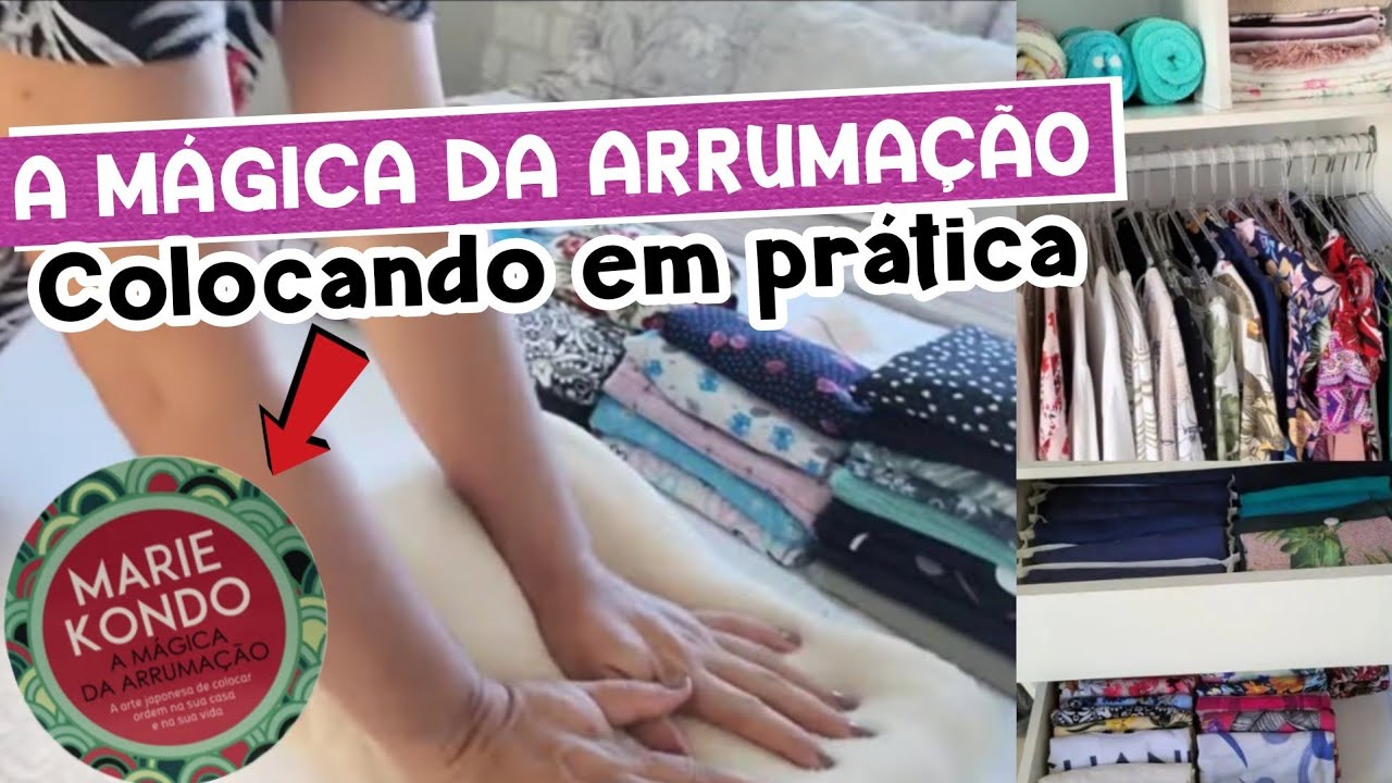 A MÁGICA DA ARRUMAÇÃO NA PRÁTICA | limpei lavei e organizei por CASA LIMPA