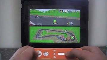 Super Mario Kart For SNES On iPad Using Wiimote