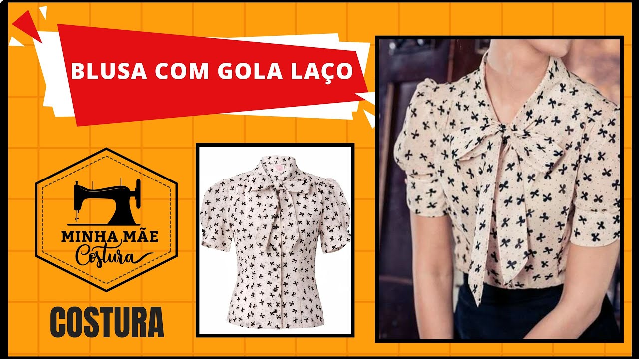 modelo de blusa com gola