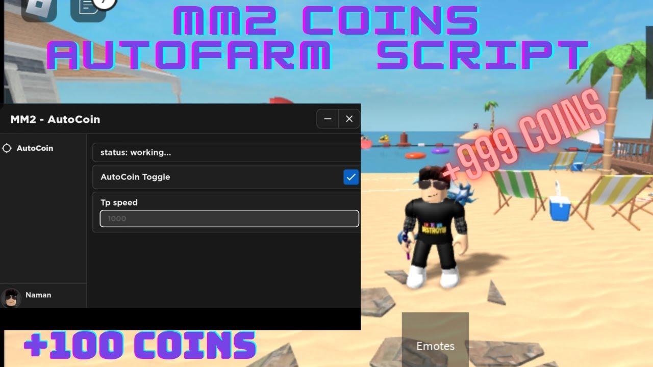 Murder Mystery 2 Script autofarm🔫🗡 | JN HH Gaming | working in Roblox ...