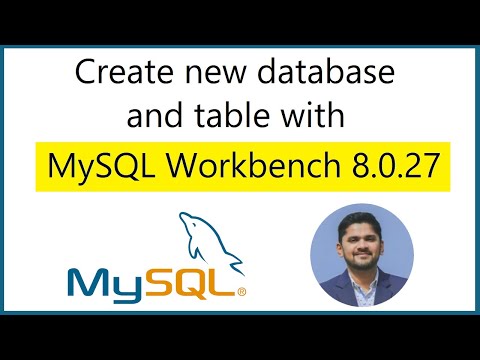 how to create database and table in mysql workbench 8 0 27