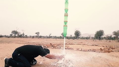 Making Super Size Big Water Bottle Rocket At Home | EXPERIMENT BY KHAN