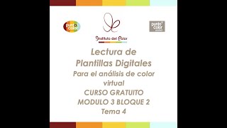 44.  Plantillas Digitales para hacer un análisis de color en línea