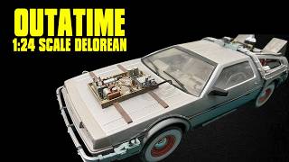 Aoshima Back to the Future Part III DeLorean 1:24 Scale Build