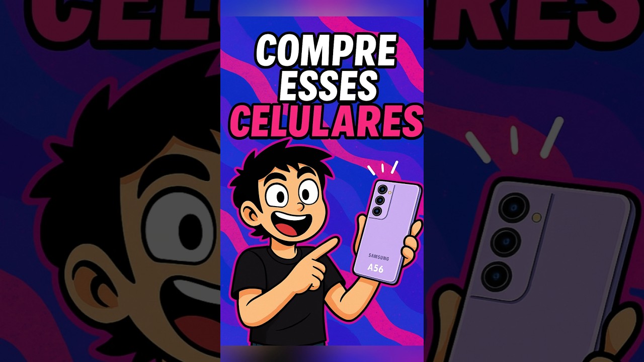 3 CELULARES que eu recomendo comprar em 2025! #celular #samsung #galaxya56 #tech