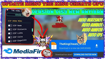 Hack FF OB51 | Mod Menu THE KING CHEAT V153 AimKill Auto Headshot, Aimbot, ESP Định Vị, Antiban 100%