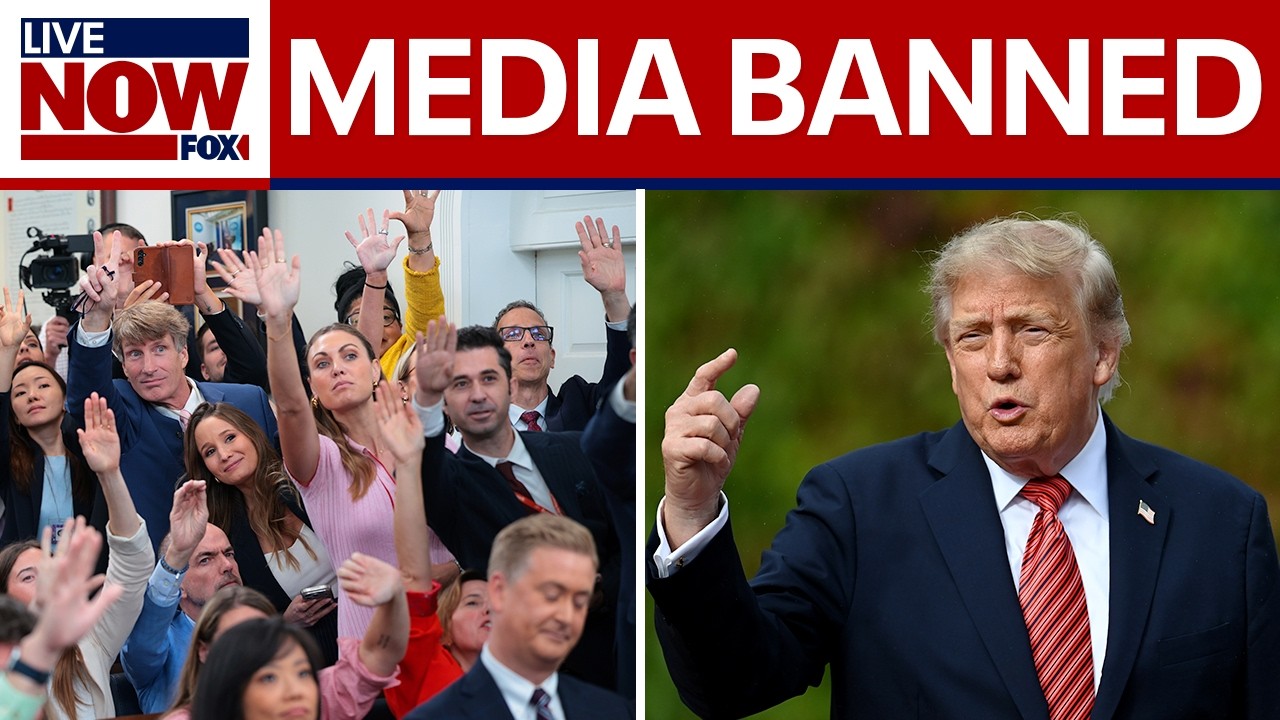⁣Trump banning CNN, MSNOW, Politico from White House