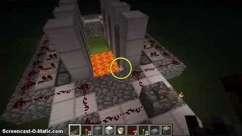 DG- Minecraft Retractable Bridge Tutorial