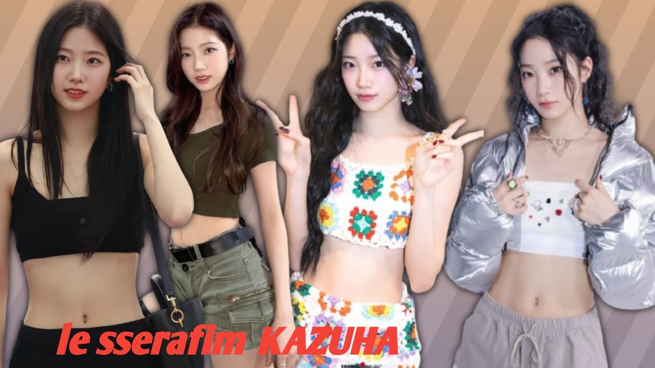 Le sserafim KAZUHA very sexy collections.   Kazuha hot compilation #kpop #kazuha #lesserafim