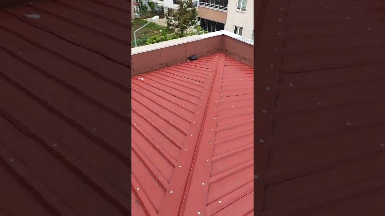 trapez çatı montaji