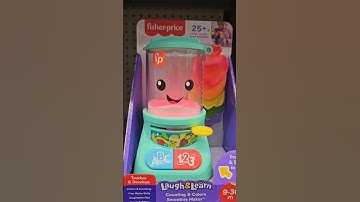 smoothie maker #counting & colors #fisher-price #educational #viral #youtubeshorts