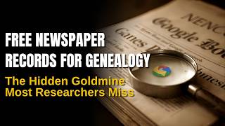 Free Newspaper Records for Genealogy: The Hidden Goldmine Most Researchers Miss