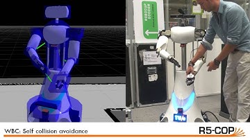 Reactive collision avoidance with the AMIGO robot