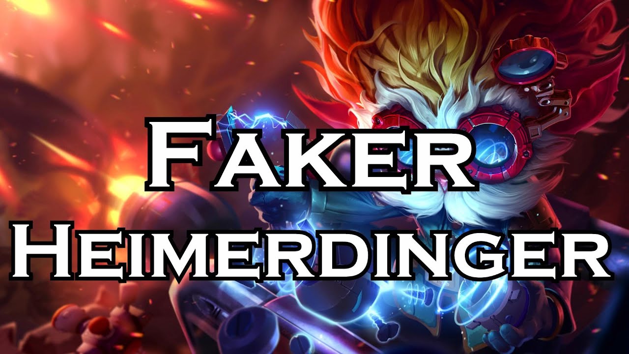 Faker Plays Heimerdinger support - Patch 4.20