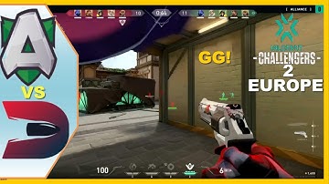 Alliance vs Dfuse - All HIGHLIGHT - VALORANT VCT 2021: Europe Stage 01 Tournament 02 - Qualifier 02